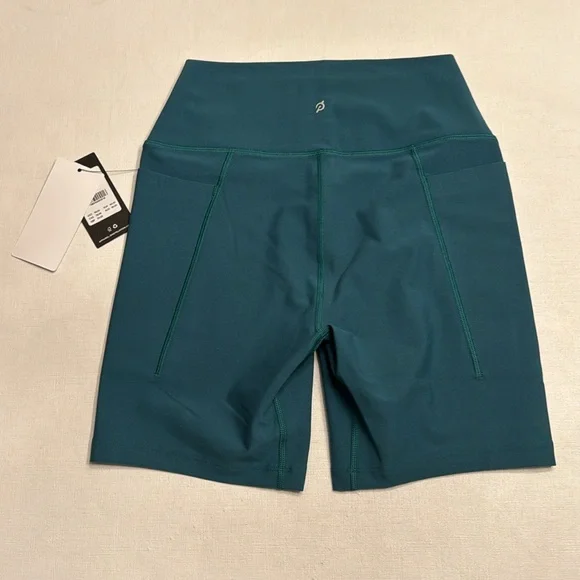 NWT Peloton Cadent Pocket Bike Short Teal - Picture 4 of 4